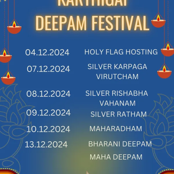 Important Karthigai Deepam Festival Dates